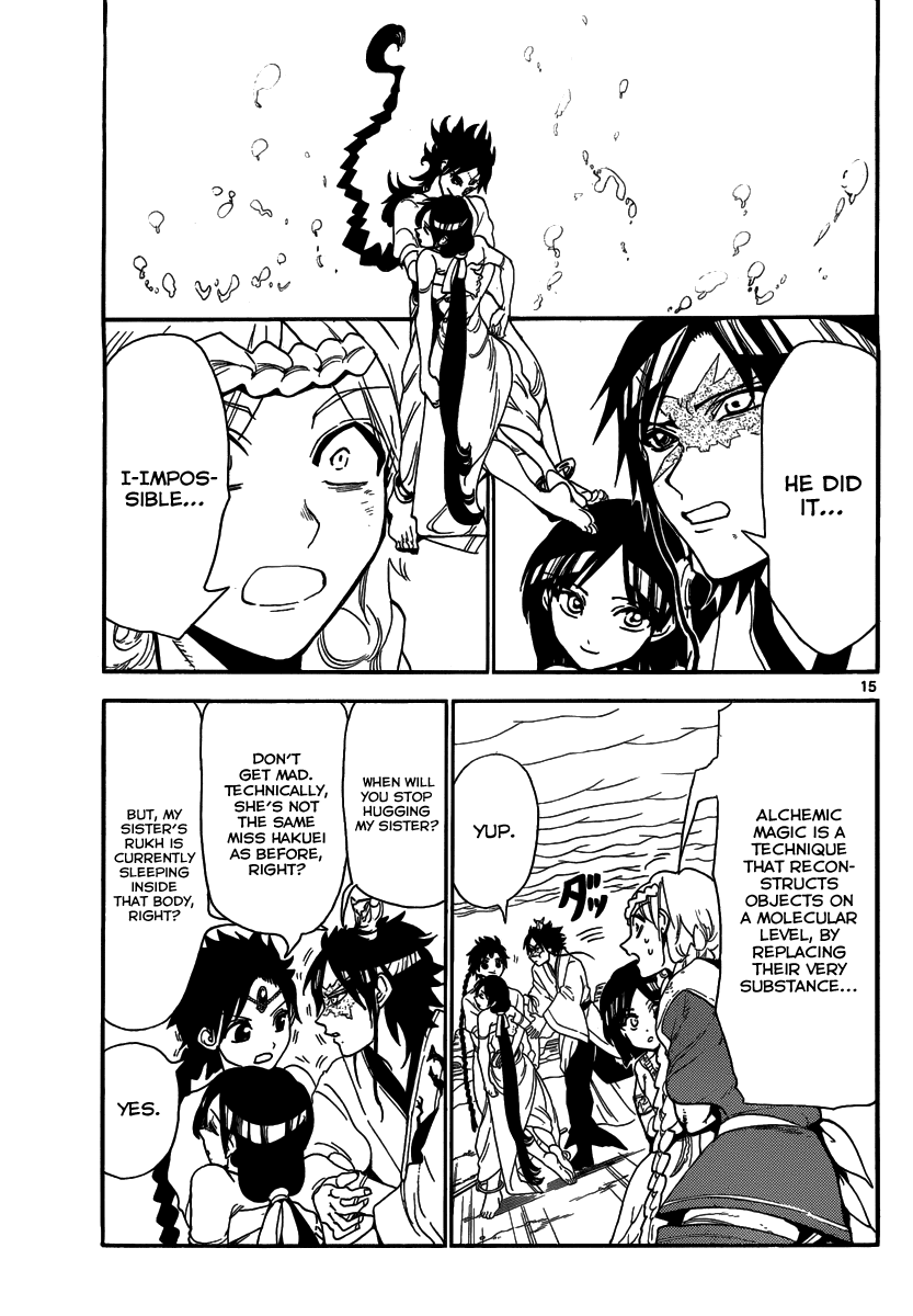 Magi - Labyrinth of Magic Chapter 312 page 16 - Chapter 312: The Showdown With Al Thamen