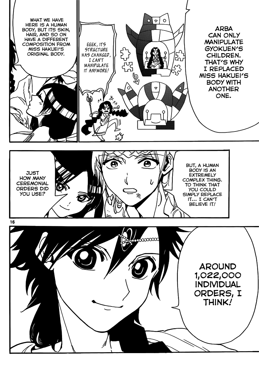 Magi - Labyrinth of Magic Chapter 312 page 17 - Chapter 312: The Showdown With Al Thamen