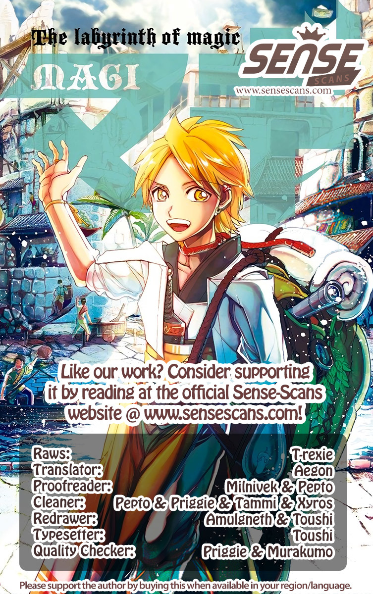 Magi - Labyrinth of Magic Chapter 313 page 1 - Chapter 313: Arba's Tenacity