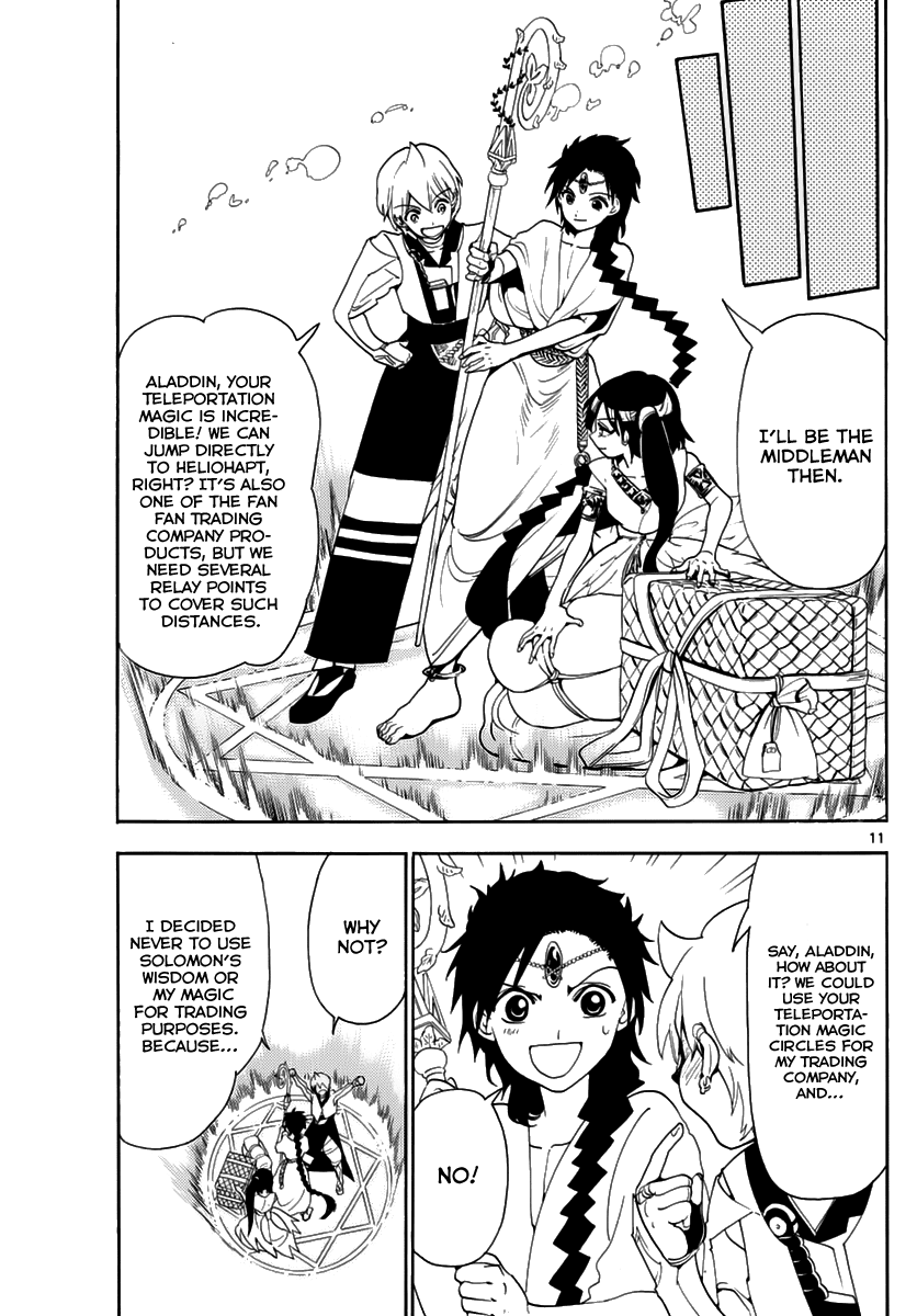 Magi - Labyrinth of Magic Chapter 315 page 13 - Chapter 315: Making the Rounds