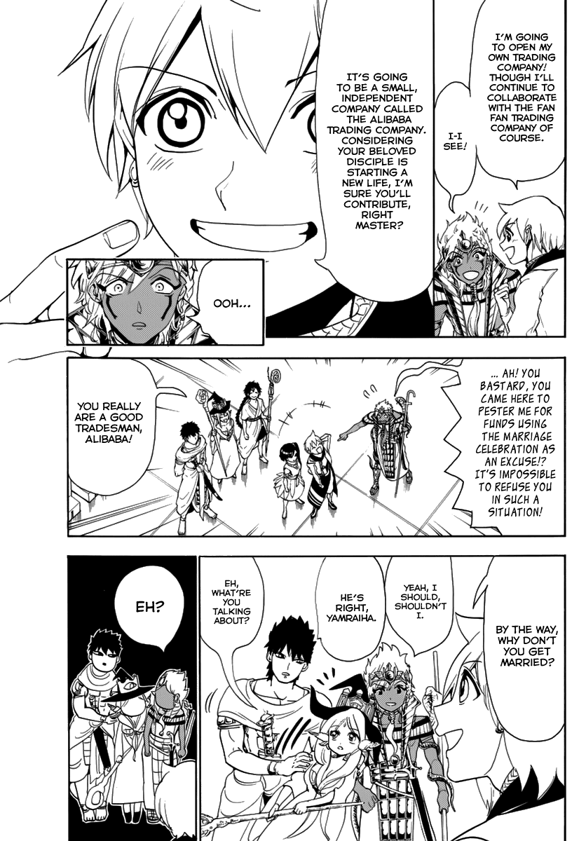 Magi - Labyrinth of Magic Chapter 315 page 17 - Chapter 315: Making the Rounds