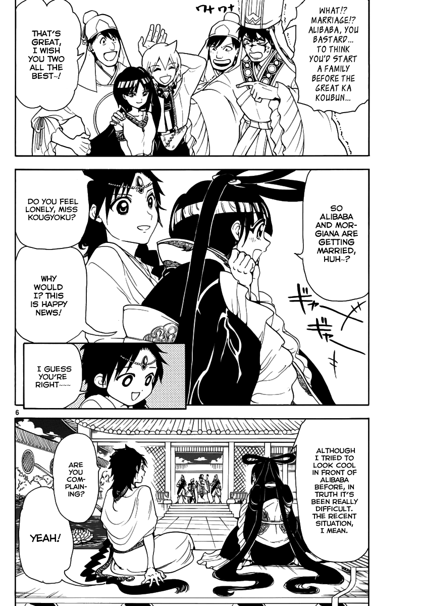 Magi - Labyrinth of Magic Chapter 315 page 8 - Chapter 315: Making the Rounds