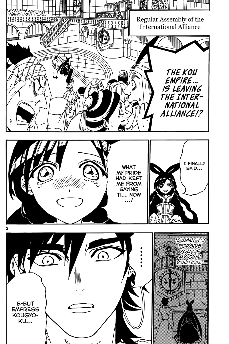 Magi - Labyrinth of Magic Chapter 319 page 4 - Chapter 319: Kougyoku's Gratitude