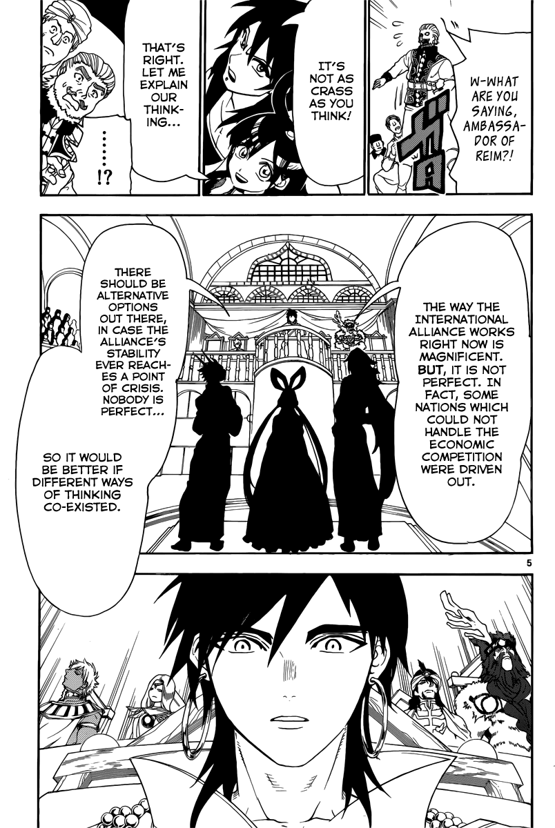 Magi - Labyrinth of Magic Chapter 319 page 7 - Chapter 319: Kougyoku's Gratitude