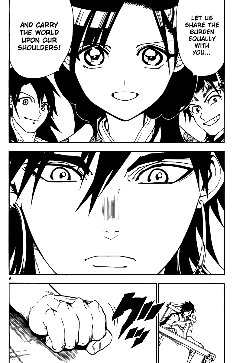 Magi - Labyrinth of Magic Chapter 319 page 8 - Chapter 319: Kougyoku's Gratitude