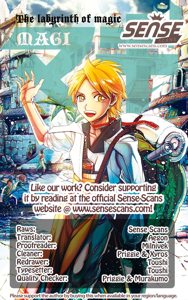 Magi - Labyrinth of Magic Chapter 321 page 1 - Chapter 321: Sinbad's Smile