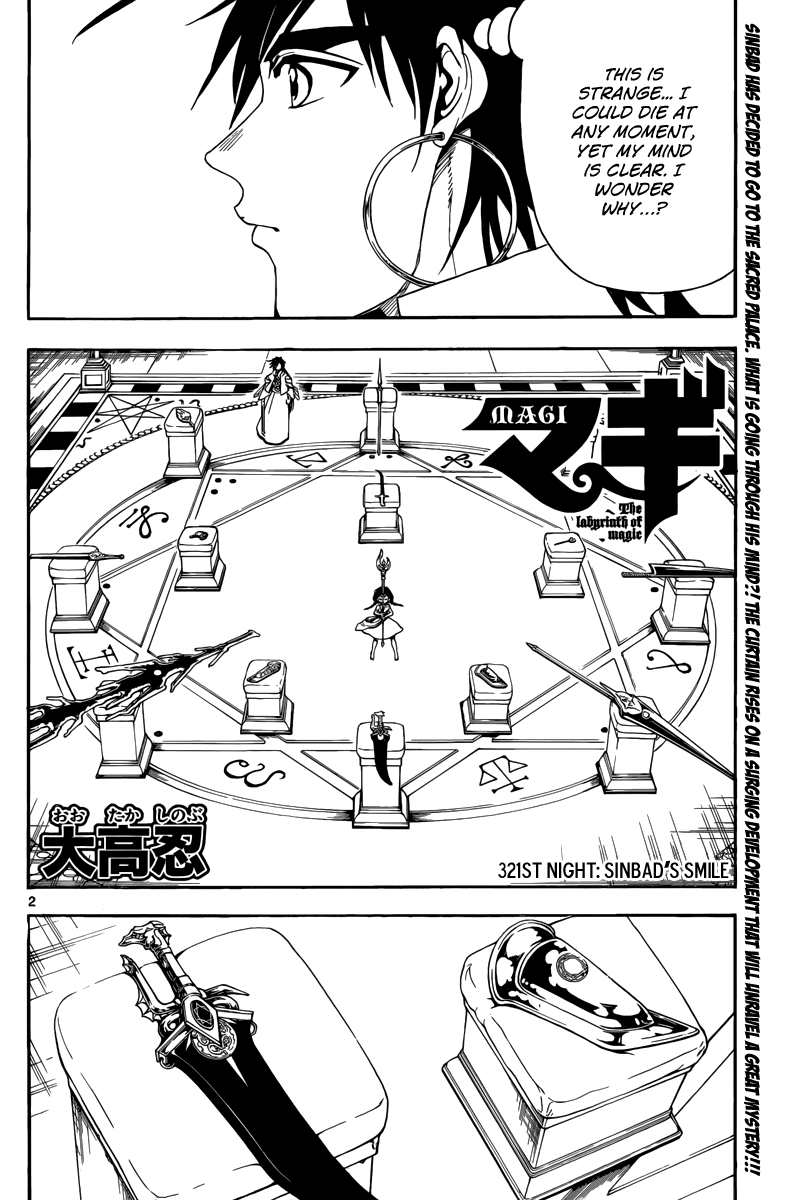 Magi - Labyrinth of Magic Chapter 321 page 4 - Chapter 321: Sinbad's Smile