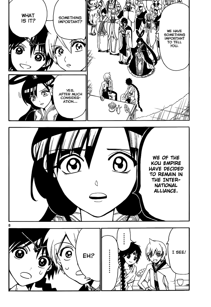 Magi - Labyrinth of Magic Chapter 327 page 10 - Chapter 327: Dumped