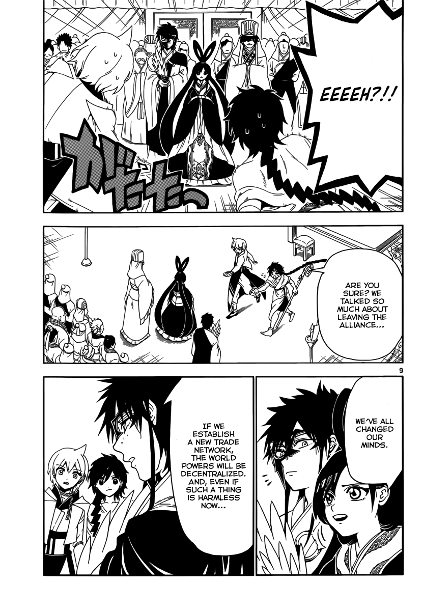 Magi - Labyrinth of Magic Chapter 327 page 11 - Chapter 327: Dumped