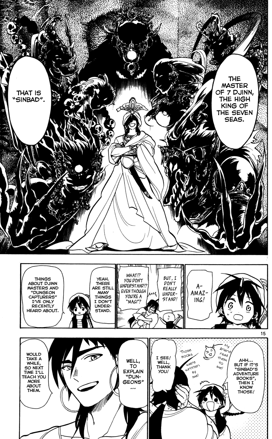 Magi - Labyrinth of Magic Chapter 33 page 17 - Chapter 33: His Name is Sinbad
