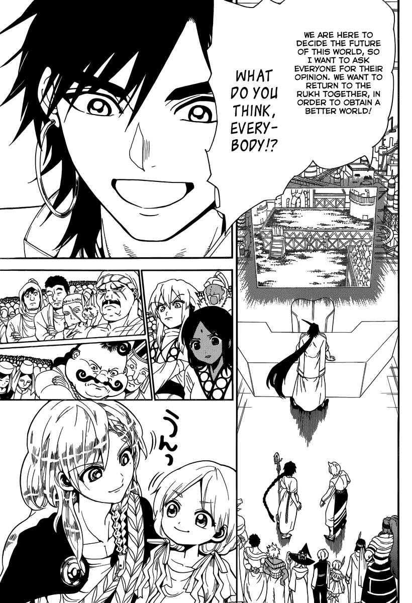 Magi - Labyrinth of Magic Chapter 330 page 15 - Chapter 330: Together, to the Rukh