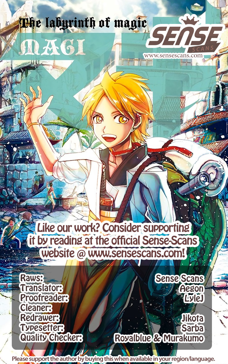 Magi - Labyrinth of Magic Chapter 340 page 1 - Chapter 340: A Battle to See Right from Wrong