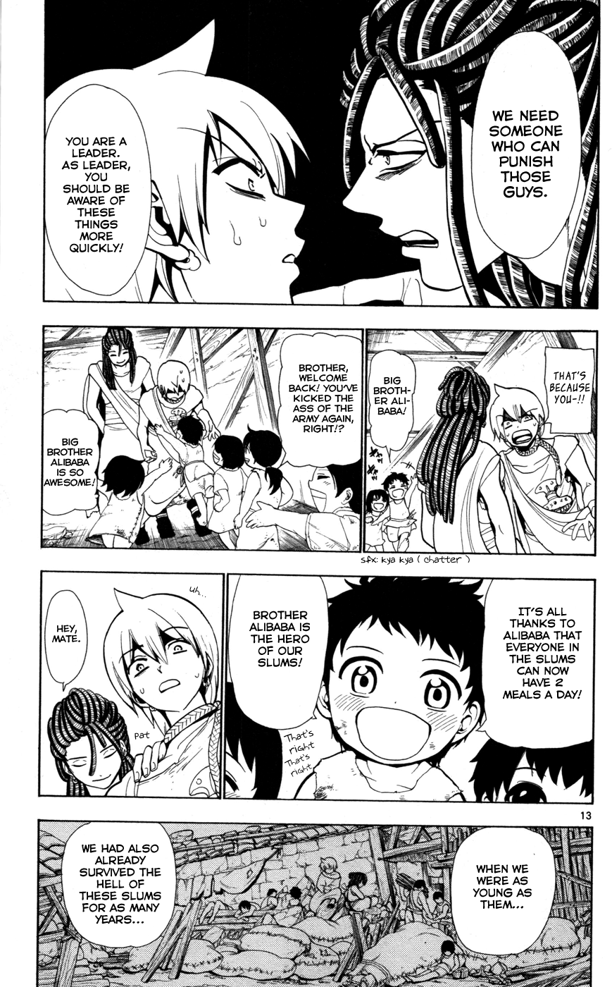 Magi - Labyrinth of Magic Chapter 36 page 14 - Chapter 36: The Fog Troupe