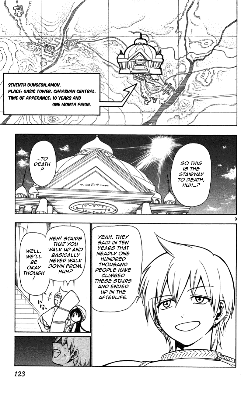 Magi - Labyrinth of Magic Chapter 4 page 10 - Chapter 4: Dungeon Diving