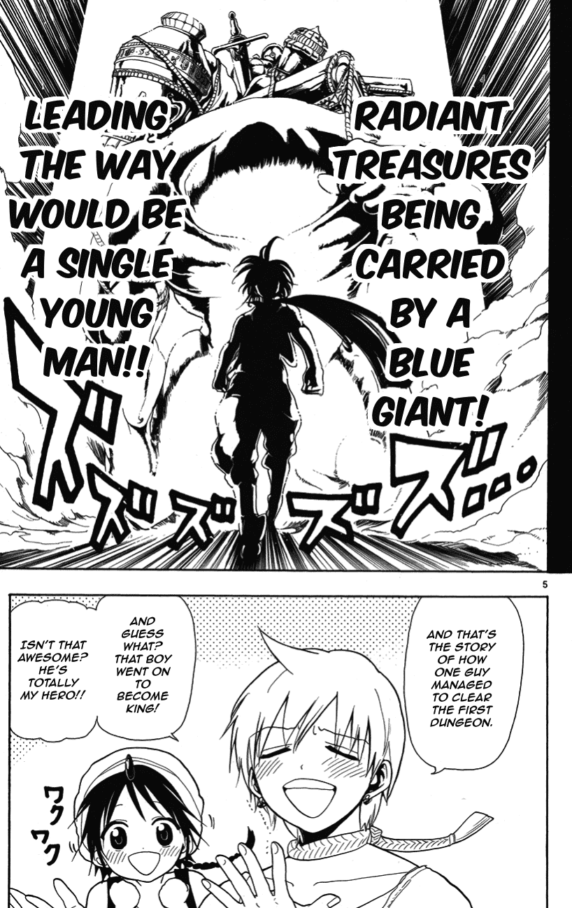 Magi - Labyrinth of Magic Chapter 4 page 6 - Chapter 4: Dungeon Diving