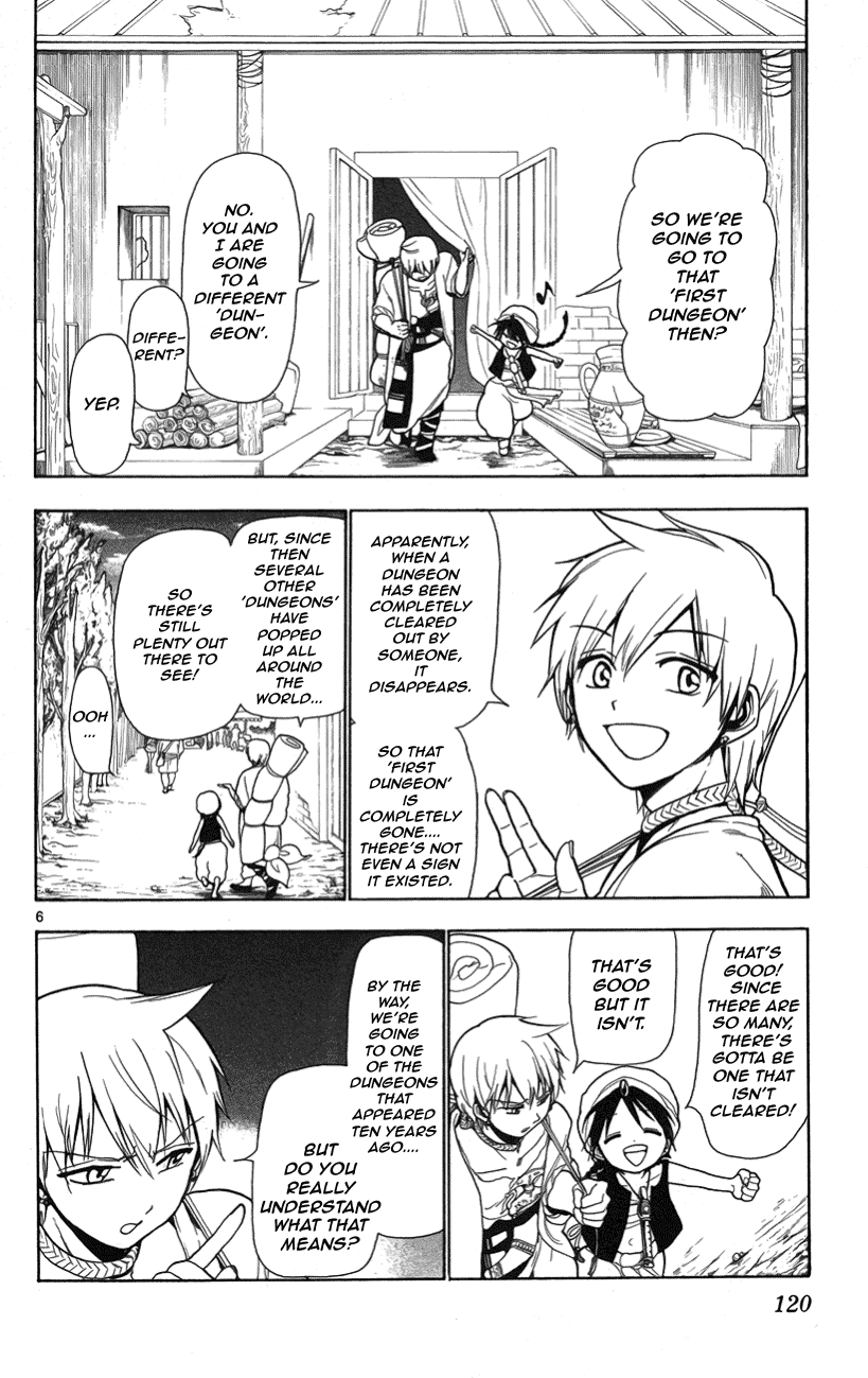 Magi - Labyrinth of Magic Chapter 4 page 7 - Chapter 4: Dungeon Diving