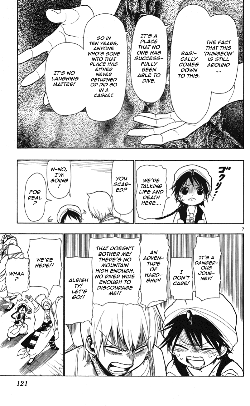 Magi - Labyrinth of Magic Chapter 4 page 8 - Chapter 4: Dungeon Diving