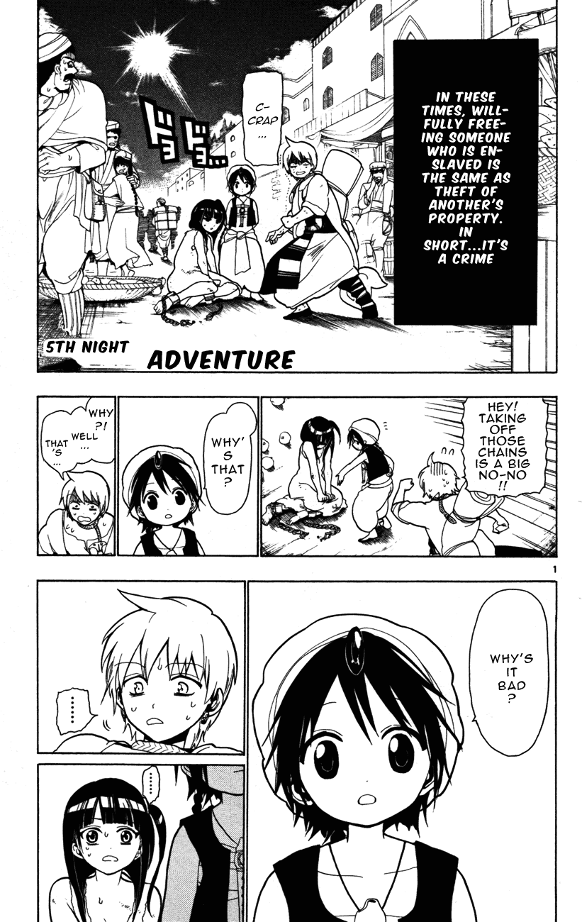Magi - Labyrinth of Magic Chapter 5 page 2 - Chapter 5: Adventure