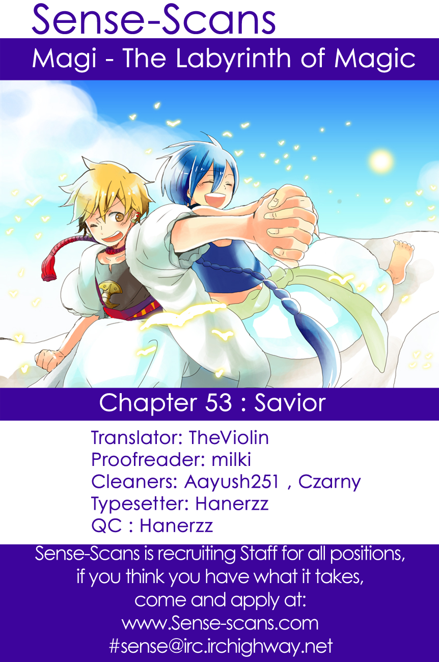 Magi - Labyrinth of Magic Chapter 53 page 1 - Chapter 53: Savior