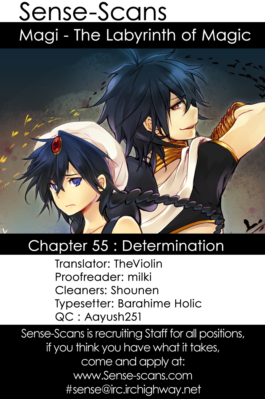 Magi - Labyrinth of Magic Chapter 55 page 1 - Chapter 55: Determination