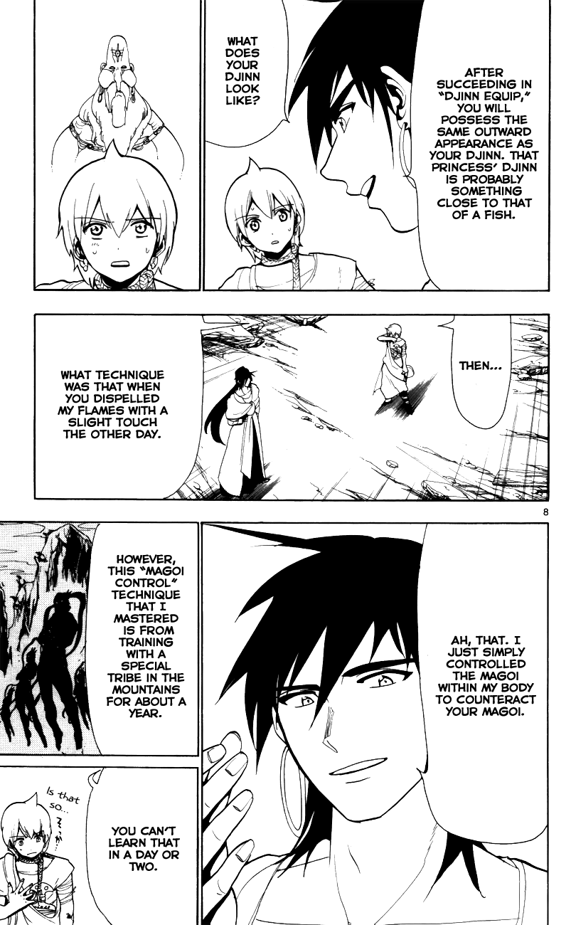 Magi - Labyrinth of Magic Chapter 56 page 10 - Chapter 56: The Djinn's Metal Vessel