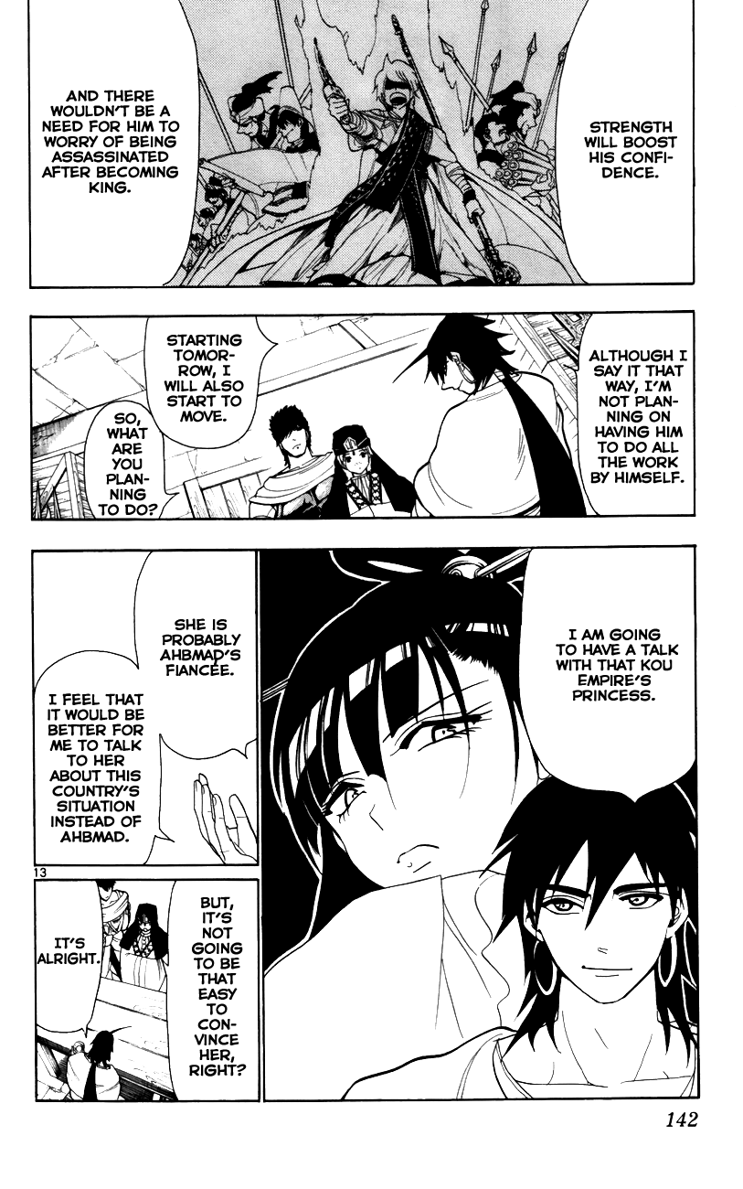 Magi - Labyrinth of Magic Chapter 56 page 15 - Chapter 56: The Djinn's Metal Vessel