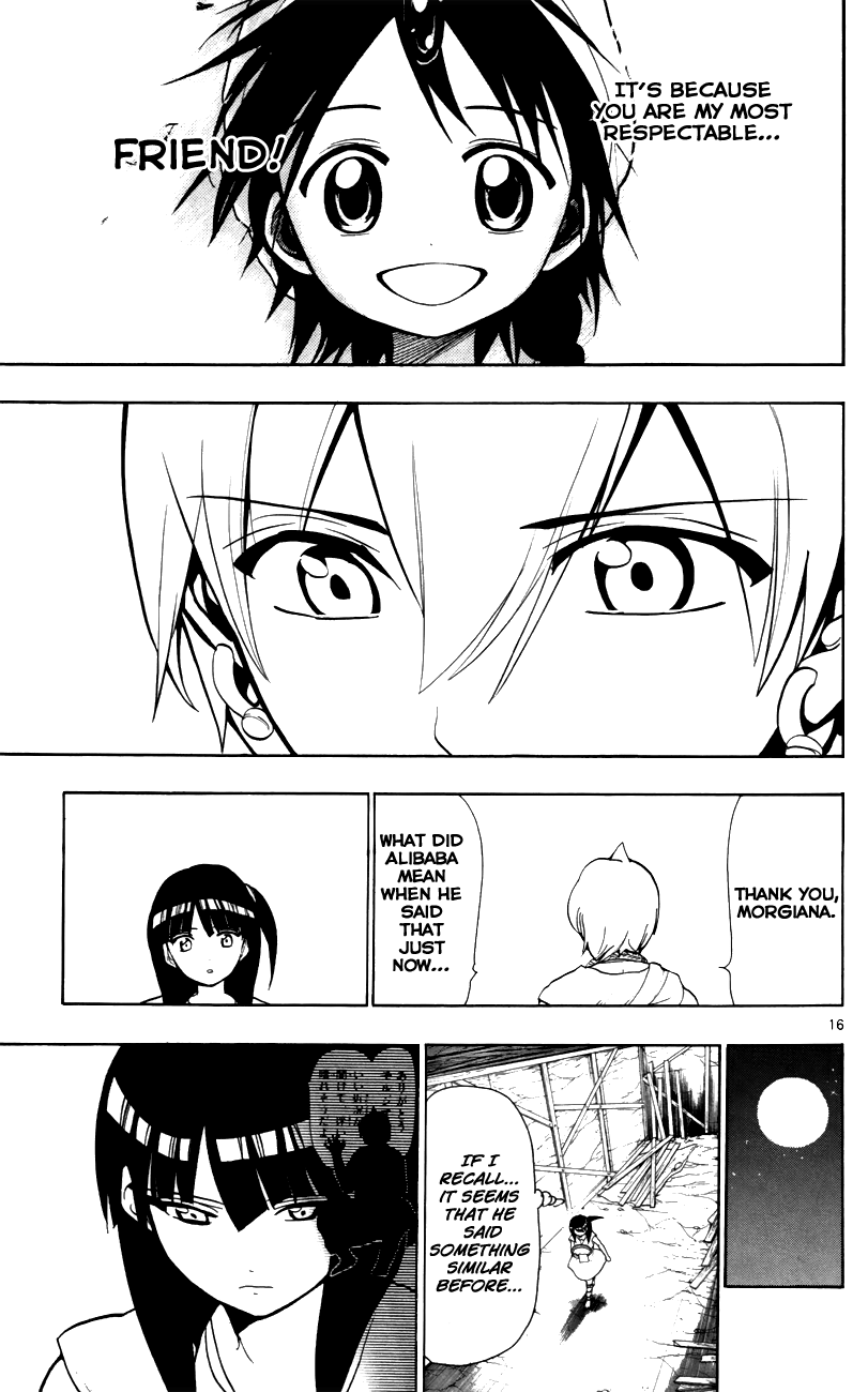 Magi - Labyrinth of Magic Chapter 56 page 18 - Chapter 56: The Djinn's Metal Vessel