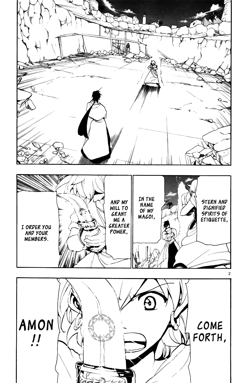 Magi - Labyrinth of Magic Chapter 56 page 4 - Chapter 56: The Djinn's Metal Vessel