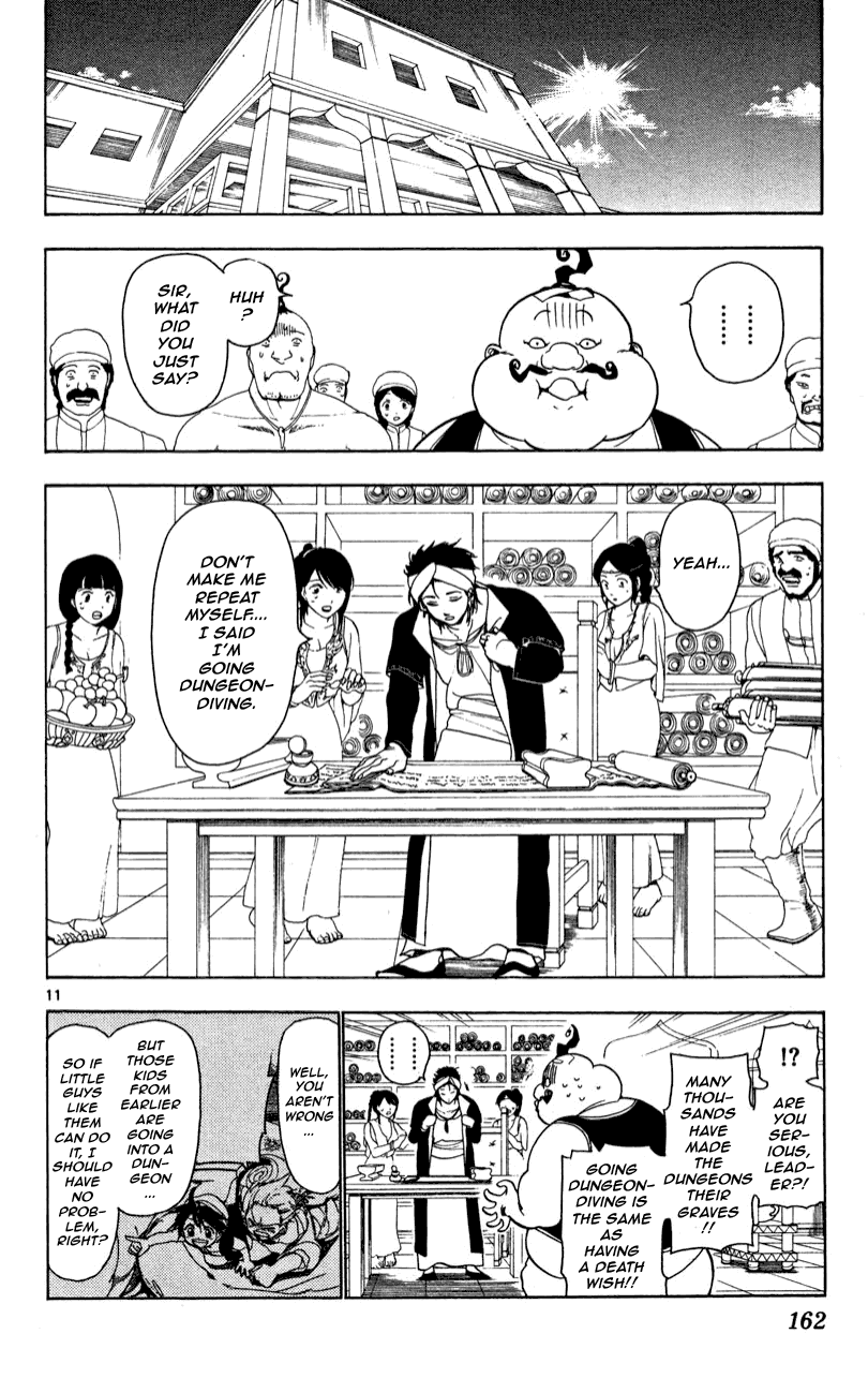Magi - Labyrinth of Magic Chapter 6 page 11 - Chapter 6: The Dungeon's Center