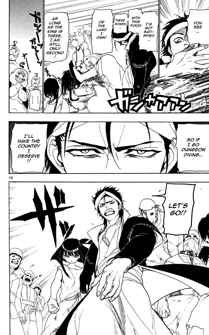 Magi - Labyrinth of Magic Chapter 6 page 13 - Chapter 6: The Dungeon's Center