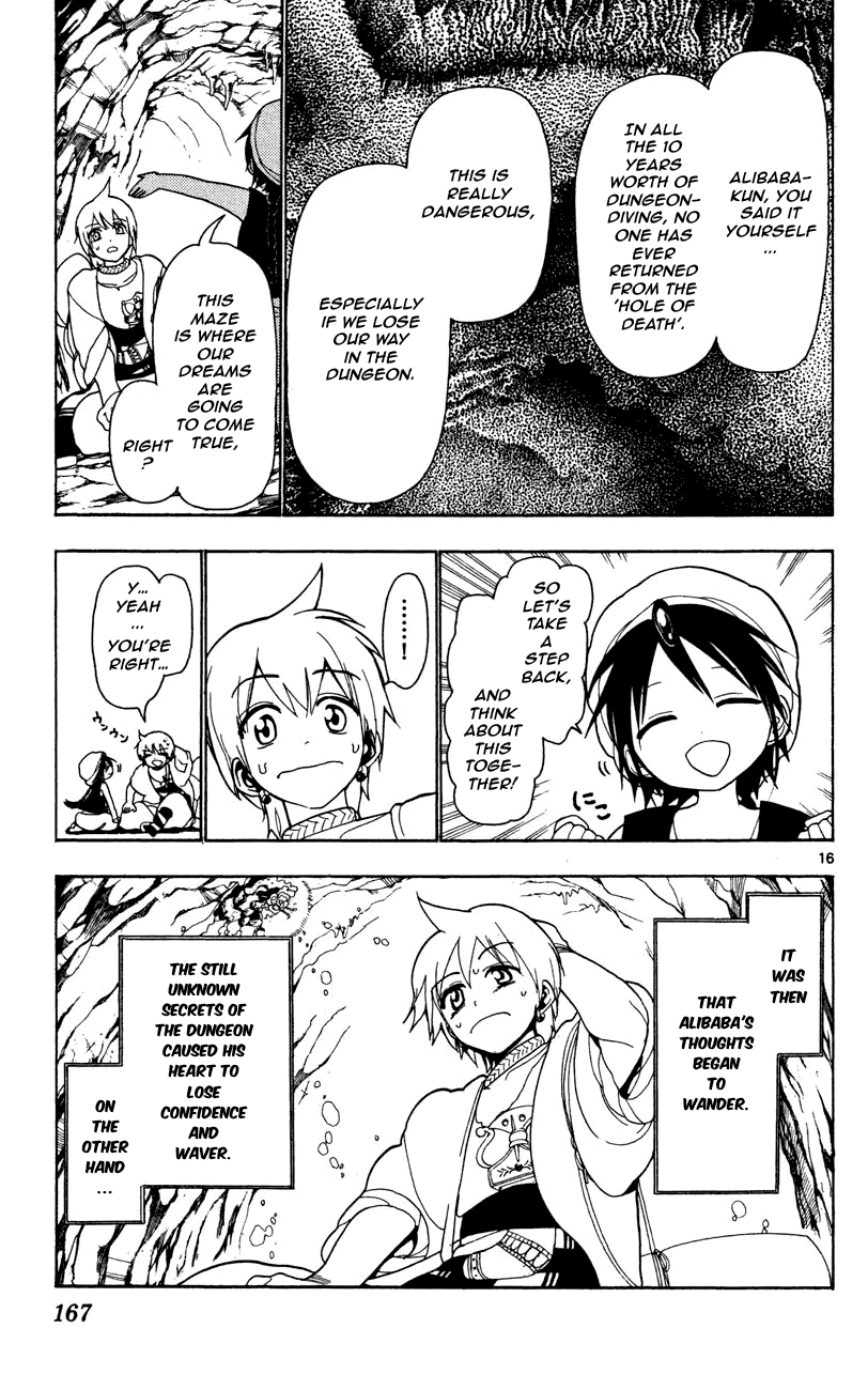 Magi - Labyrinth of Magic Chapter 6 page 16 - Chapter 6: The Dungeon's Center