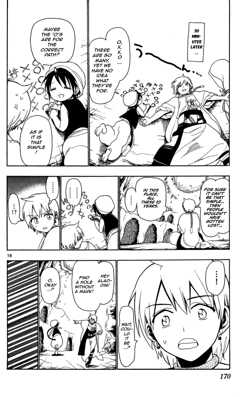 Magi - Labyrinth of Magic Chapter 6 page 19 - Chapter 6: The Dungeon's Center