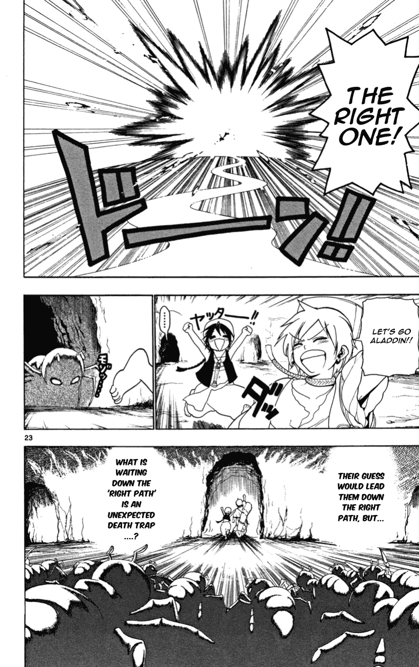 Magi - Labyrinth of Magic Chapter 6 page 23 - Chapter 6: The Dungeon's Center