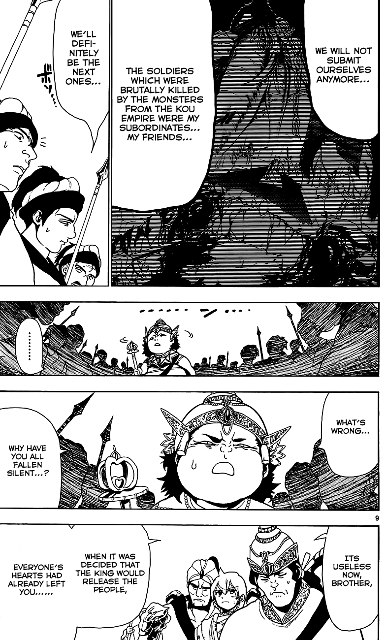 Magi - Labyrinth of Magic Chapter 61 page 10 - Chapter 61: Rebellion