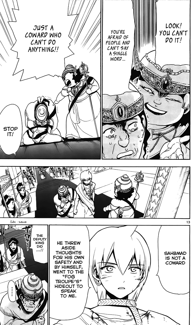 Magi - Labyrinth of Magic Chapter 61 page 14 - Chapter 61: Rebellion
