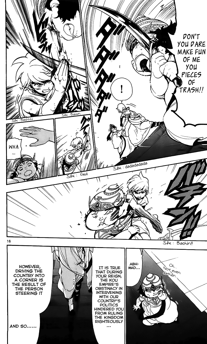 Magi - Labyrinth of Magic Chapter 61 page 17 - Chapter 61: Rebellion