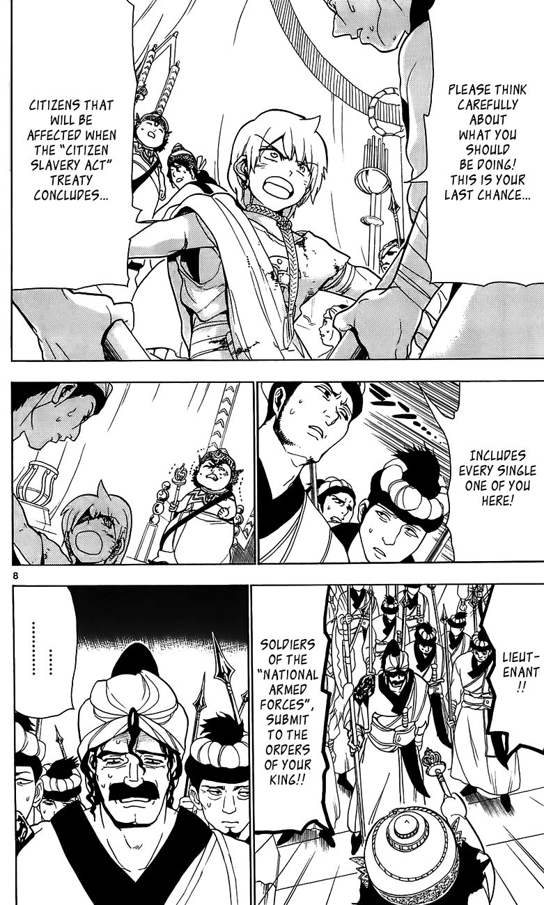 Magi - Labyrinth of Magic Chapter 61 page 9 - Chapter 61: Rebellion