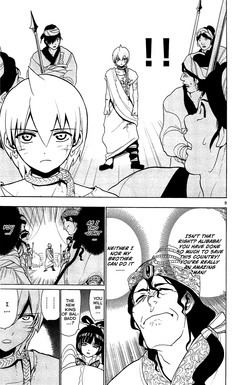 Magi - Labyrinth of Magic Chapter 62 page 10 - Chapter 62: Alibaba's Answer