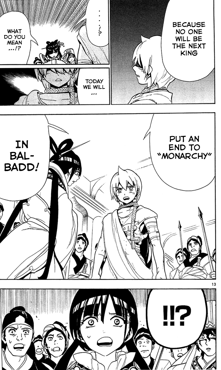 Magi - Labyrinth of Magic Chapter 62 page 14 - Chapter 62: Alibaba's Answer