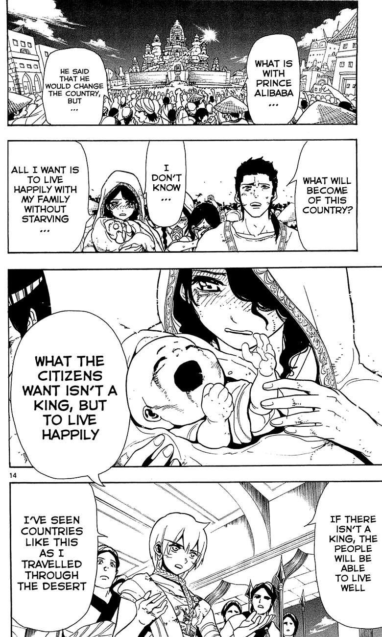 Magi - Labyrinth of Magic Chapter 62 page 15 - Chapter 62: Alibaba's Answer