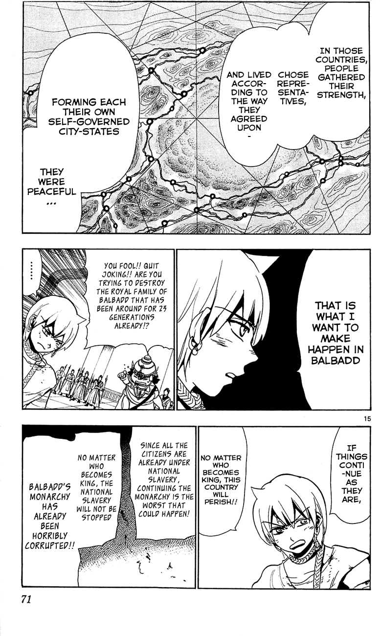 Magi - Labyrinth of Magic Chapter 62 page 16 - Chapter 62: Alibaba's Answer