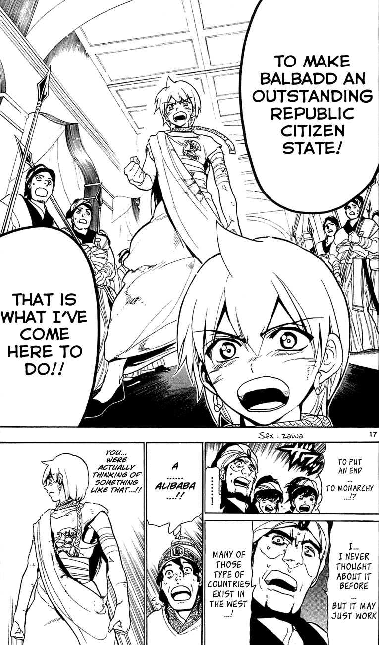 Magi - Labyrinth of Magic Chapter 62 page 18 - Chapter 62: Alibaba's Answer