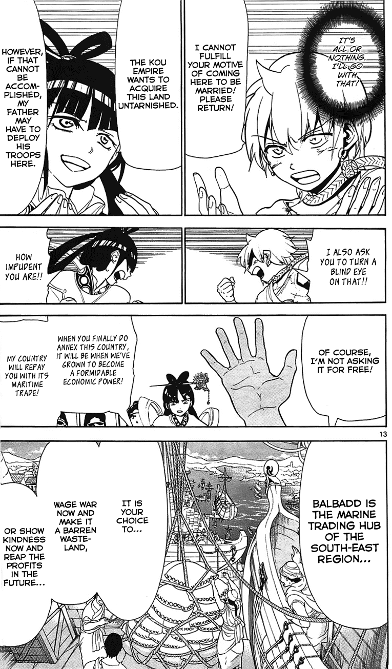 Magi - Labyrinth of Magic Chapter 63 page 14 - Chapter 63: Alibaba's Sophism