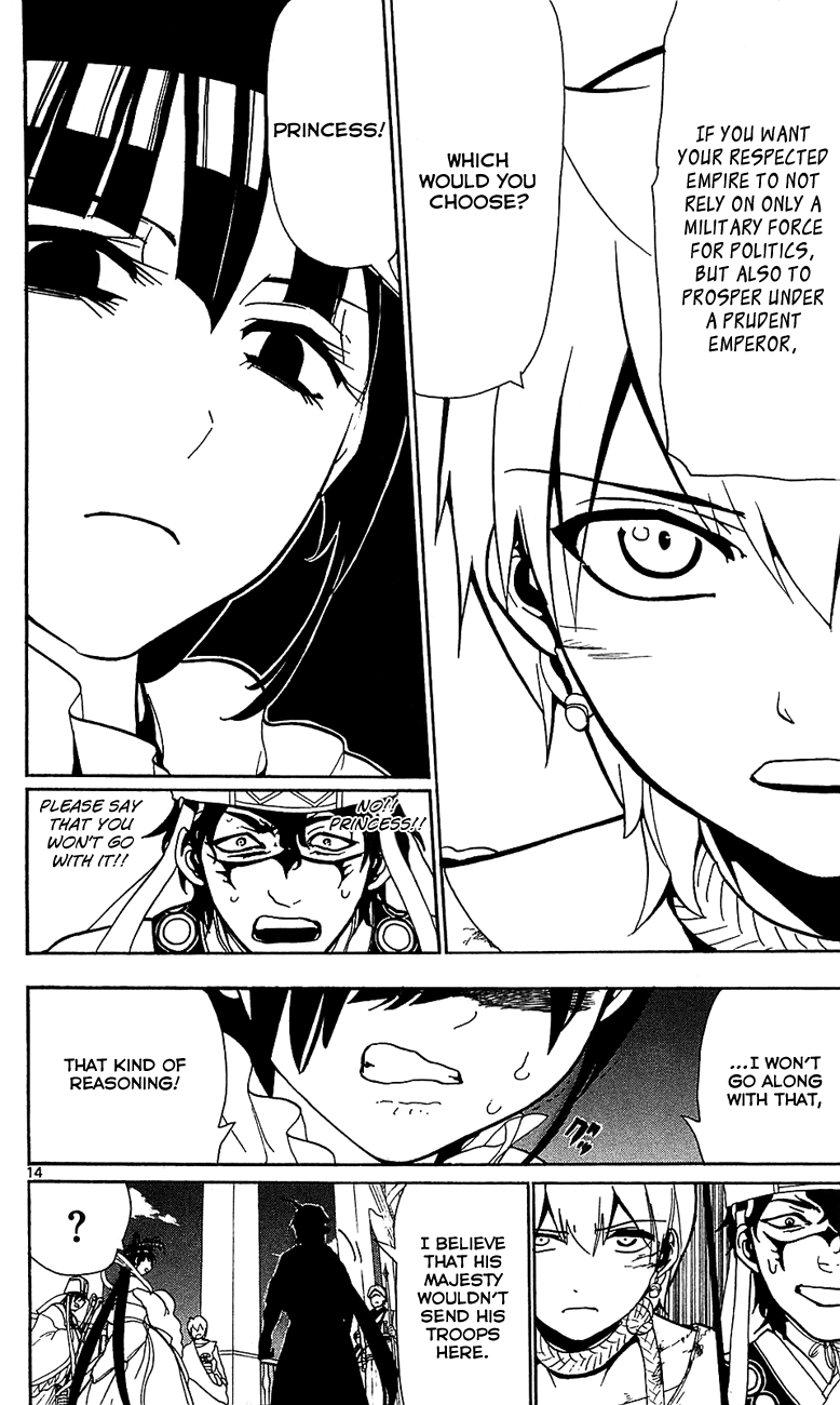 Magi - Labyrinth of Magic Chapter 63 page 15 - Chapter 63: Alibaba's Sophism