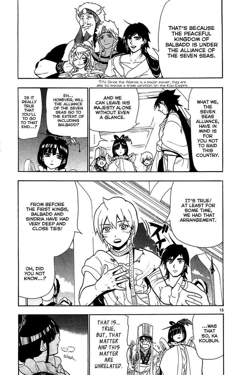 Magi - Labyrinth of Magic Chapter 63 page 16 - Chapter 63: Alibaba's Sophism