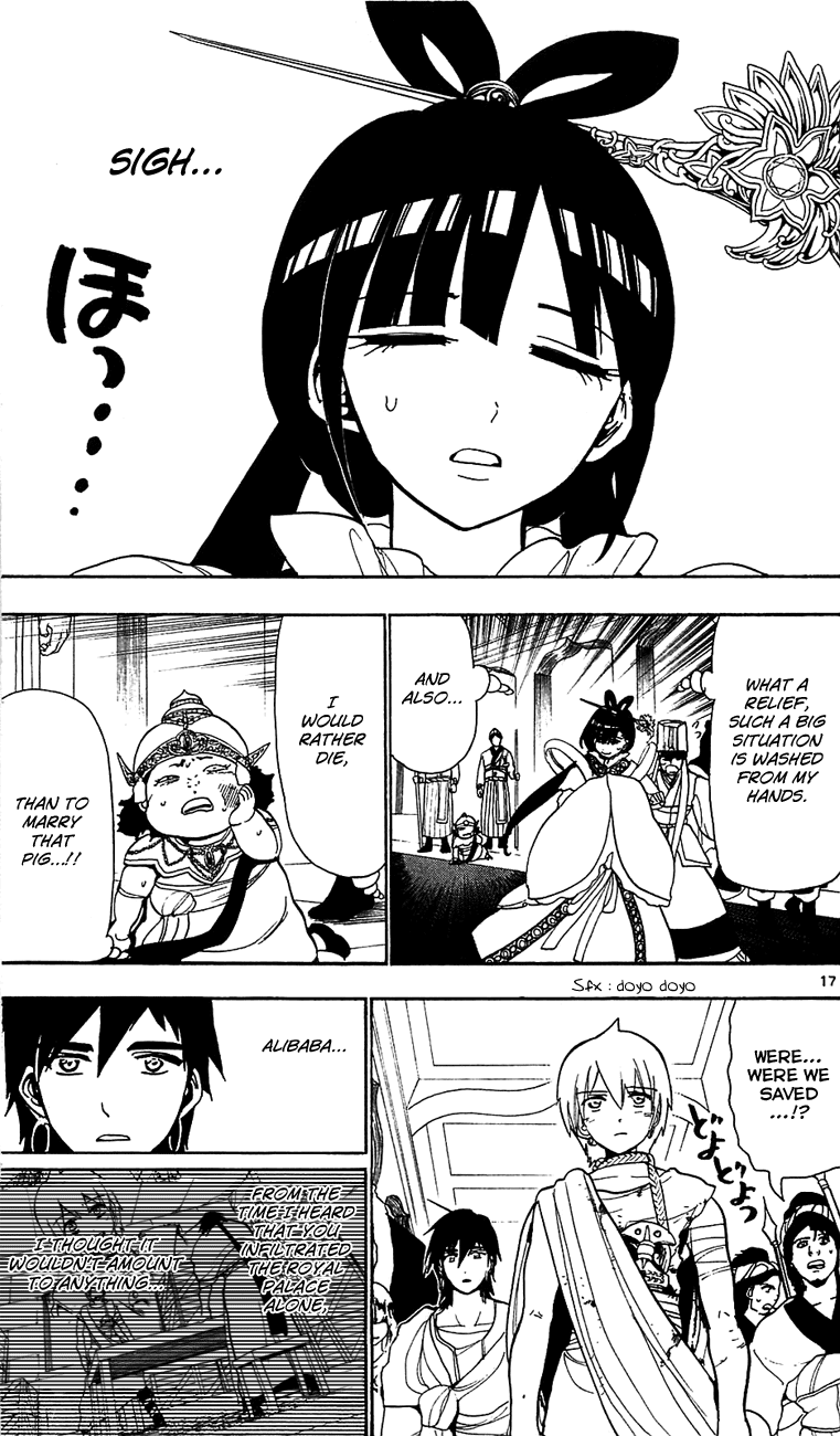 Magi - Labyrinth of Magic Chapter 63 page 18 - Chapter 63: Alibaba's Sophism