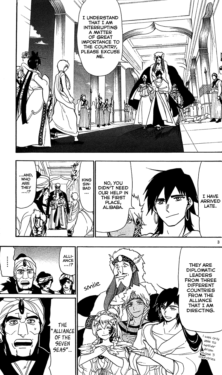 Magi - Labyrinth of Magic Chapter 63 page 4 - Chapter 63: Alibaba's Sophism