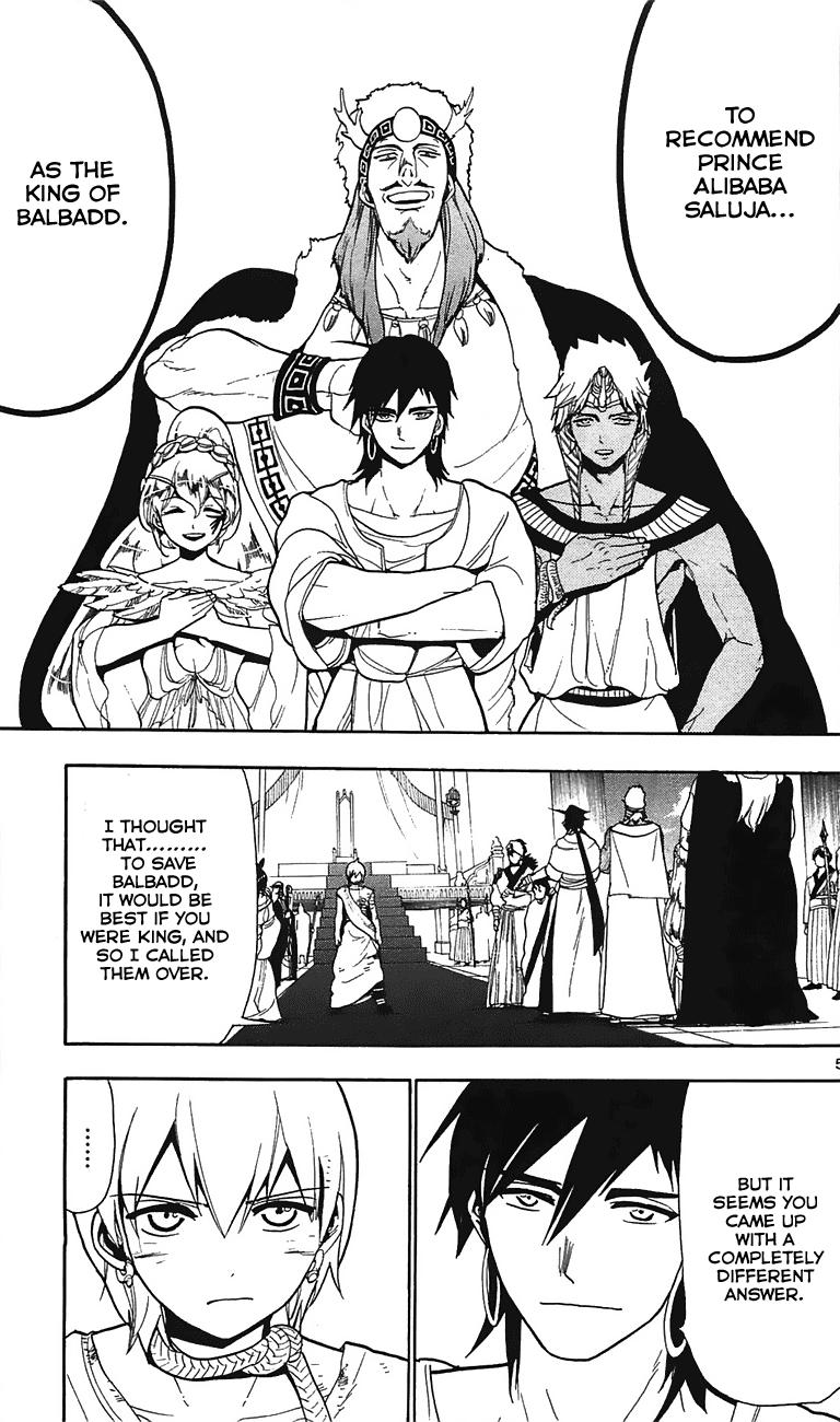 Magi - Labyrinth of Magic Chapter 63 page 6 - Chapter 63: Alibaba's Sophism