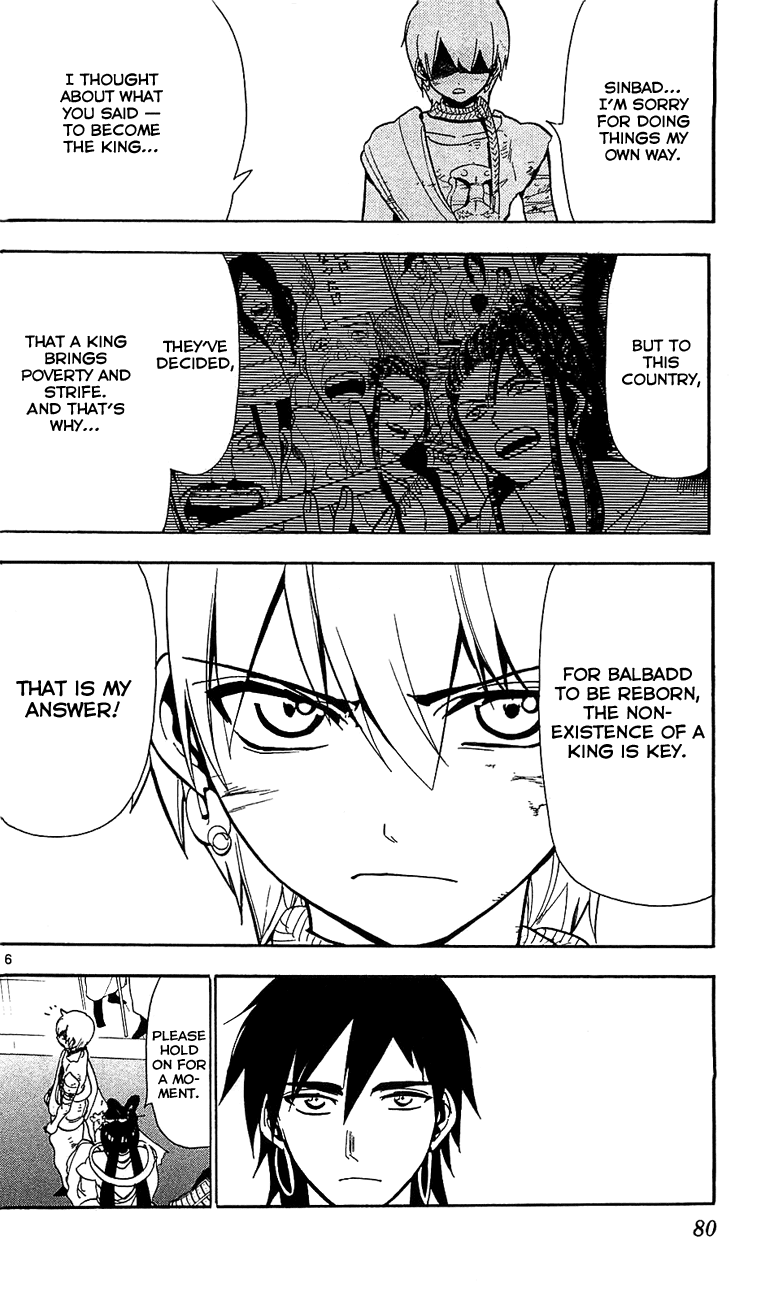 Magi - Labyrinth of Magic Chapter 63 page 7 - Chapter 63: Alibaba's Sophism