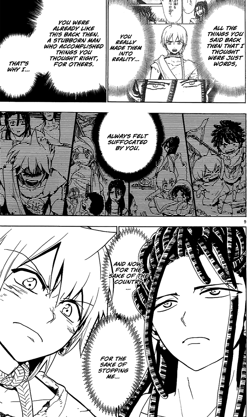 Magi - Labyrinth of Magic Chapter 65 page 10 - Chapter 65: Cassim's Reply